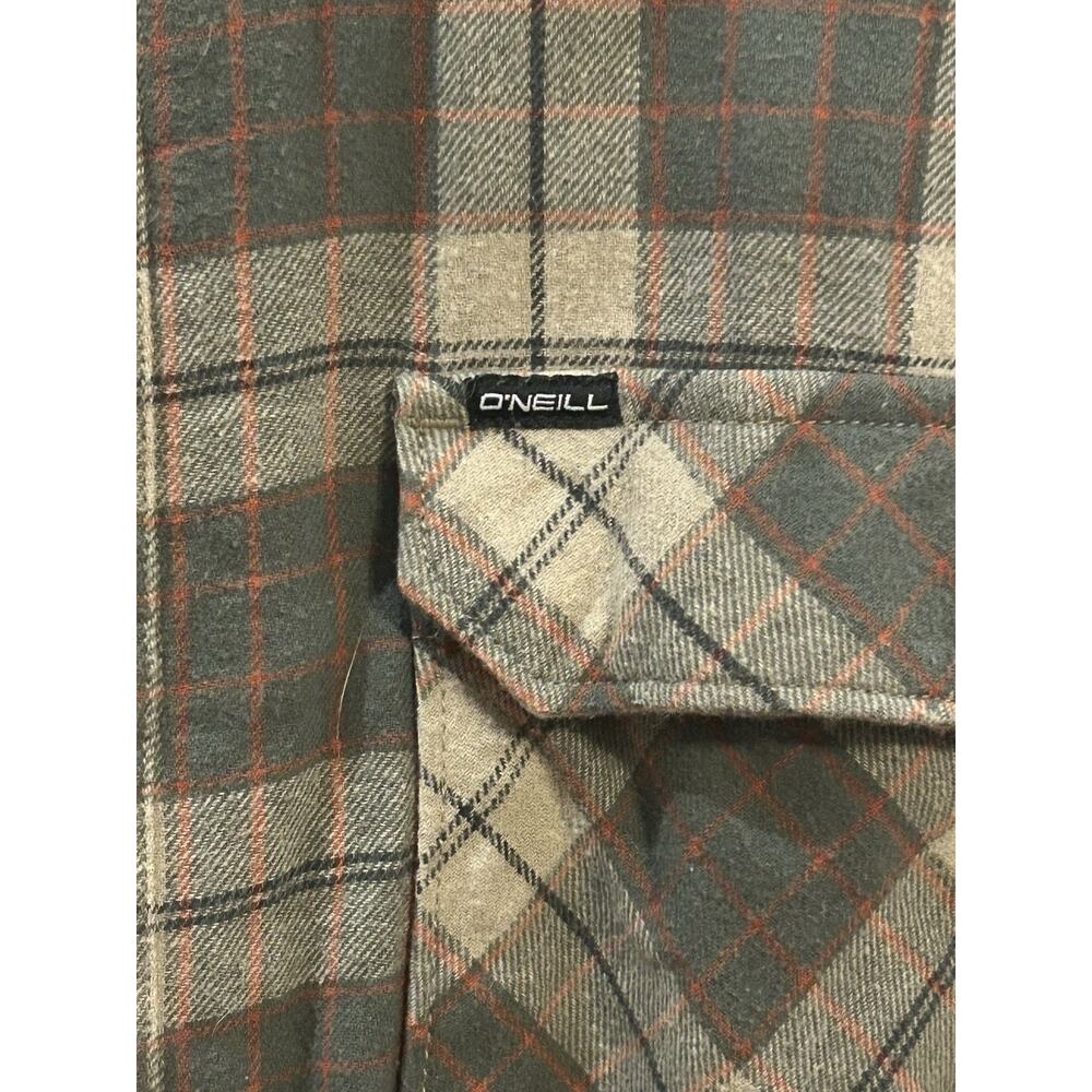O'Neill Plaid Men's Flannel Jacket Men's size L - Picture 2 of 4